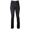 By Noa Rawitz Women's Shirred Mesh Long Pants- Black In Black