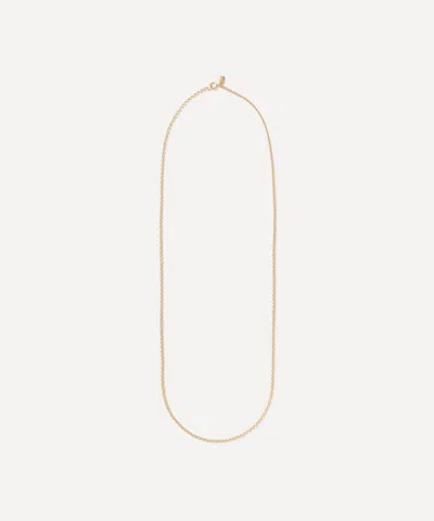 By Pariah 14ct Gold Belcher Chain Necklace