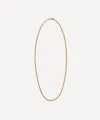 By Pariah 14ct Gold Belcher Chain Necklace In Blue