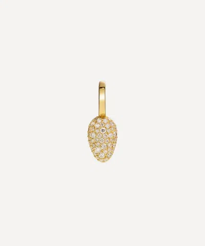 By Pariah 14ct Gold Diamond Pip Pendant