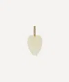 By Pariah 14ct Gold Heartstone Jade And Diamond Pendant In Gold
