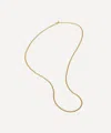 By Pariah 14ct Gold Long Belcher Chain Necklace