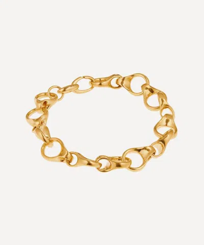 By Pariah 14ct Gold Plated Vermeil Silver Infinitum 8 Link Chain Bracelet