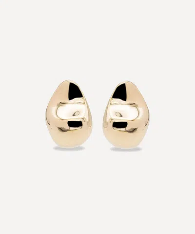 By Pariah 14ct Gold-plated Vermeil Silver Luna Small Stud Earrings