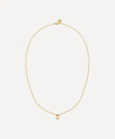 By Pariah 14ct Gold-plated Vermeil Silver Mini Curve Pendant Necklace