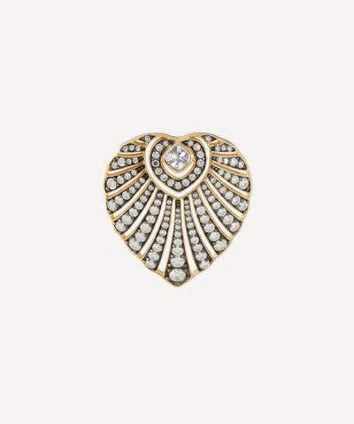 By Pariah 14ct Gold Small Aurora Diamond Pendant