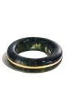 By Pariah Essential Gem Stacking Ring In Green