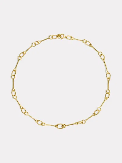 By Pariah 14k Gold Signature Link Chain — 45 Cm In Brown