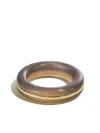 By Pariah Essential Gem Stacking Ring In Gold