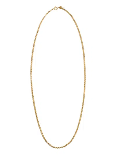 By Pariah 14k黄金玛瑙链式项链 In Green