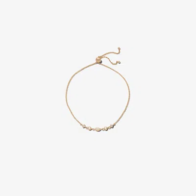 By Pariah 14k Yellow Gold Toggle Chain Diamond Bracelet