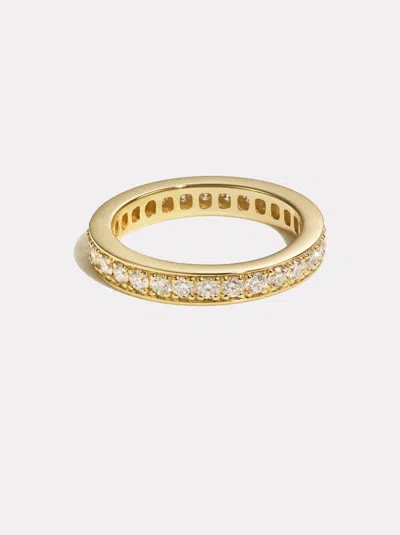 By Pariah Chubby Diamond Band | White Diamond In Gold