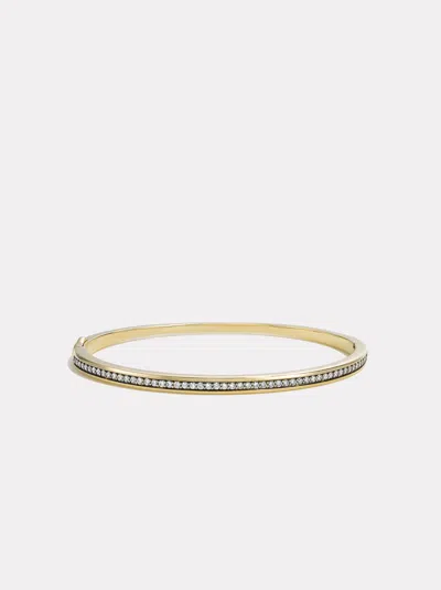 By Pariah Classic Diamond Bangle | Gold