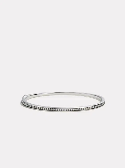 By Pariah Classic Diamond Bangle | Silver