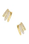 By Pariah Classic Gem Earring Stack In Multi