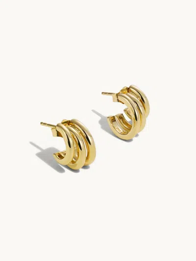 By Pariah Classic 14-karat Recycled Gold Hoop Earrings