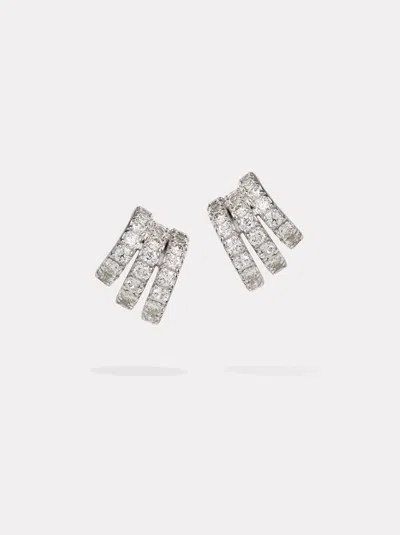 By Pariah Classic Pavé Earring Stack