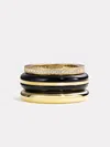 By Pariah Classic Ring Stack | Black Onyx