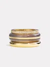 By Pariah Classic Ring Stack | Grey Agate