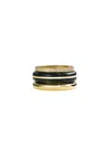By Pariah Classic Stack Ring In Moss Agate