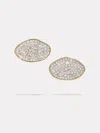By Pariah Diamond Cluster Stud Earrings In Gold