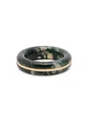 By Pariah Essential Agate Stacking Ring In Green