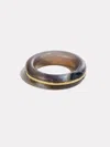 By Pariah Essential Gem Stacking Ring