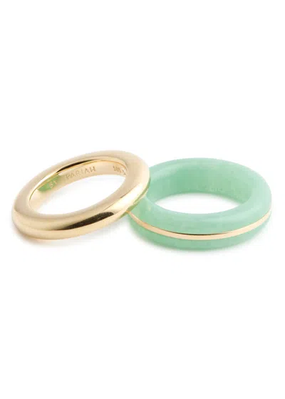 By Pariah Essential Rings In Green