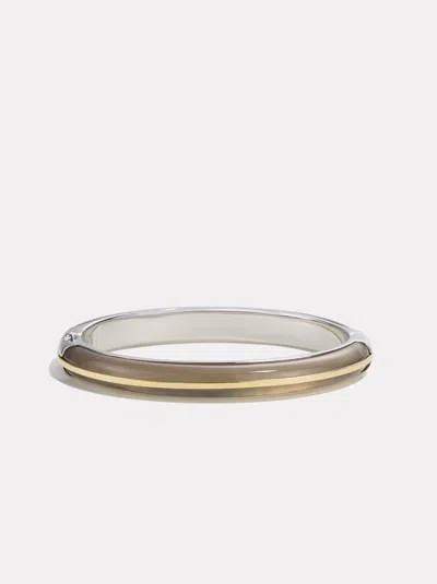 By Pariah Essential Stacking Bangle | Grey Agate