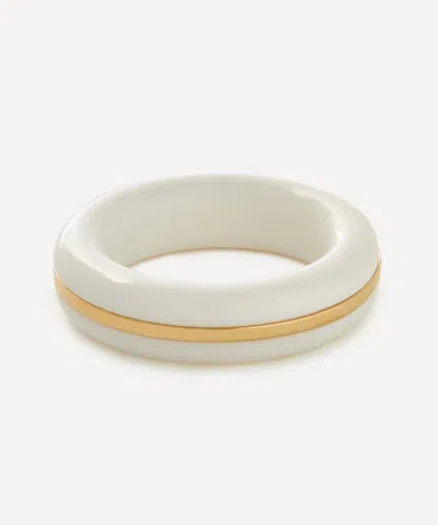 By Pariah Essential White Agate Stacking Ring
