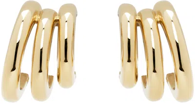 By Pariah Gold Classic Stack Earrings