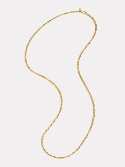 By Pariah Heavy 14k Gold Belcher Chain — 2.1 Mm — 45 Cm In Brown
