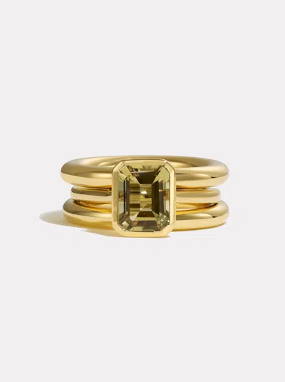 By Pariah Lumen Stack | Champagne Quartz In Gold