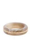 By Pariah Essential Agate Stacking Ring In Brown