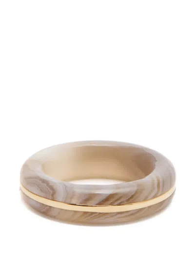 BY PARIAH MARBLED-EFFECT BAND RING