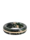 By Pariah Essential Agate Stacking Ring In Gold