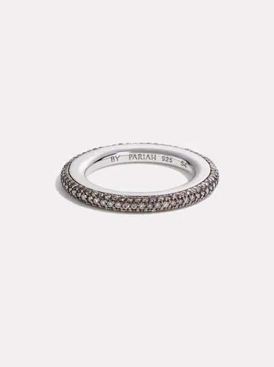By Pariah Pavé Sterling Silver Ring