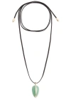 BY PARIAH PEBBLE LARGE SILK CORD NECKLACE