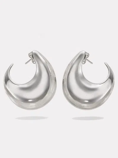 By Pariah Sabine Hoops Medium Silver