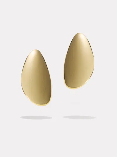By Pariah Sculptural Gold Earrings
