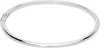 By Pariah Silver Classic Bangle Bracelet In Silver