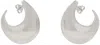By Pariah Silver Medium Sabine Hoops In Silver
