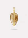 By Pariah Small Pebble Pendant In Rutilated Quartz | 14k In Gold