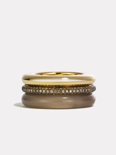 By Pariah Stack_aurea Ring Stack