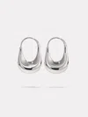 By Pariah The Jug Hoops Silver In Silver