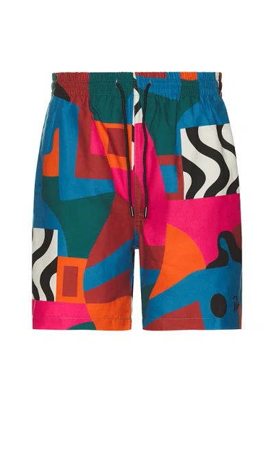 By Parra Distorted Water Swim Shorts In Multi