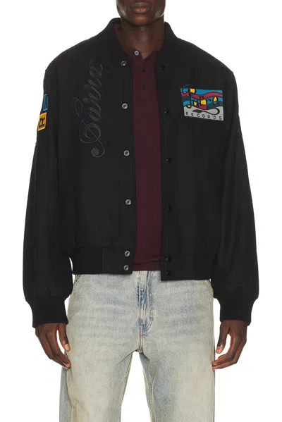 By Parra All The Best Varsity Jacket In Black