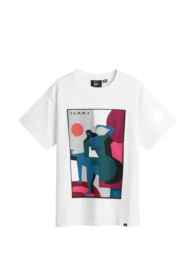 By Parra Ball To The Face Graphic-print T-shirt In White