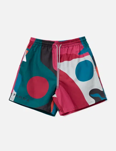 By Parra Ball To The Face Swim Shorts In Multi
