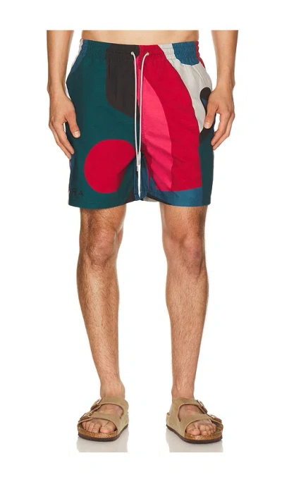 By Parra Ball To The Face Swim Shorts In Multi